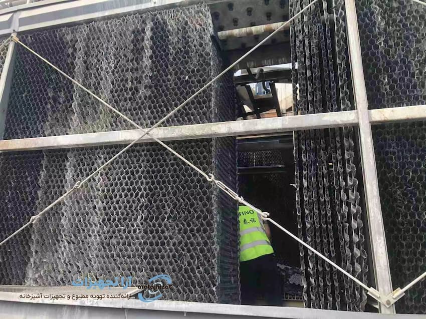 تعویض پکینگ برج خنک کننده